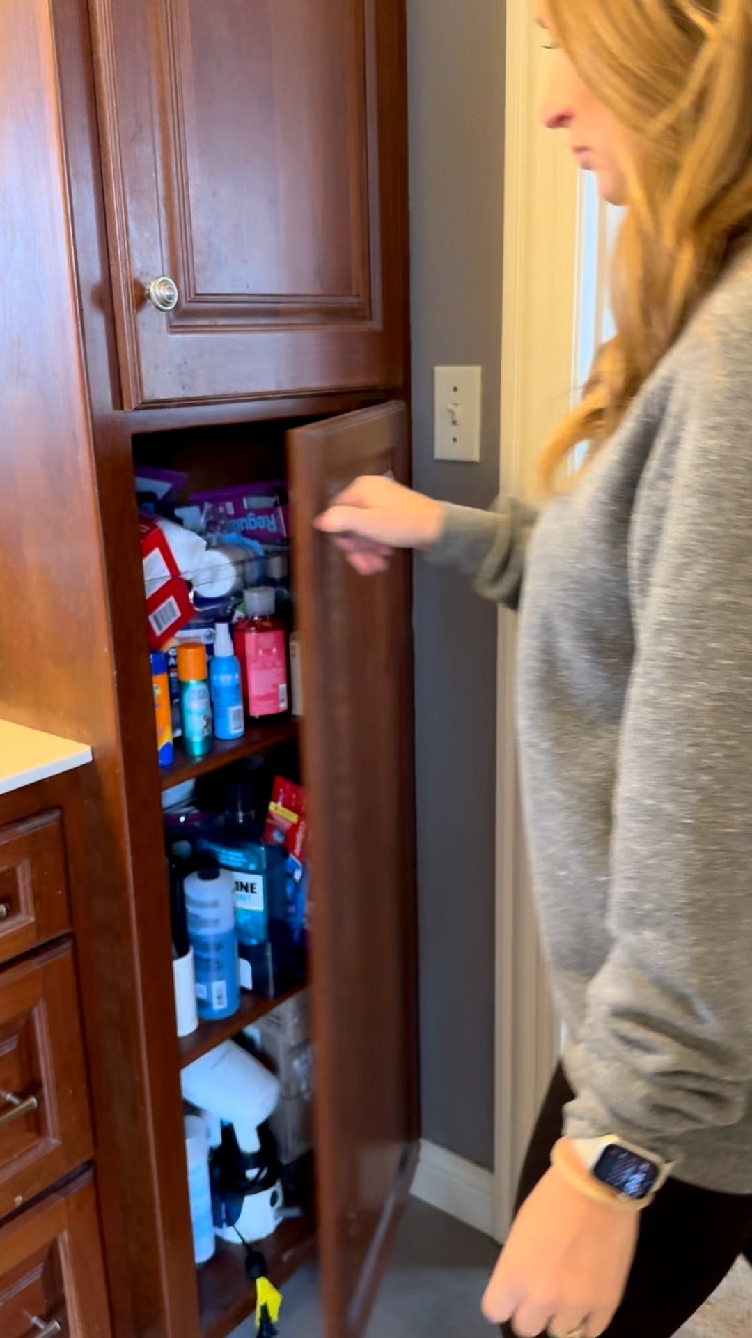 Bathroom Cabinet Organization! #organize #baskets #wicker #bathroom #storage

#LTKHome #LTKdayinmylife #LTKstorytime