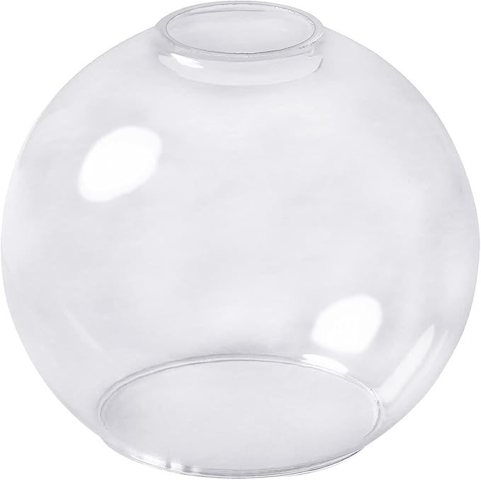 AKEZON 6" Globe Clear Glass Shades Replacement for KW-7219/ KW7221 Series Bathroom Vanity Lightin... | Amazon (US)