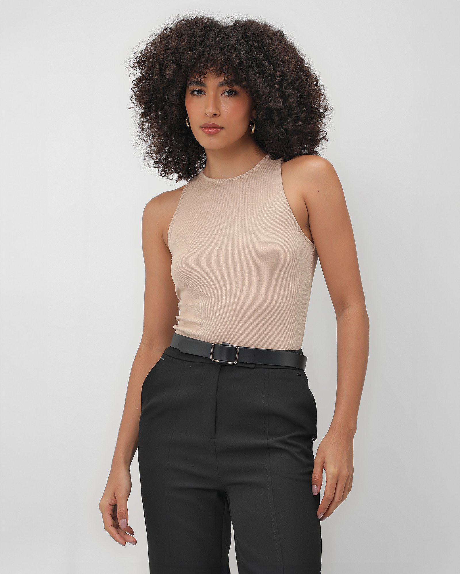 Regata feminina canelada Clau - Azul Escuro |  AK by Riachuelo | Riachuelo (BR)