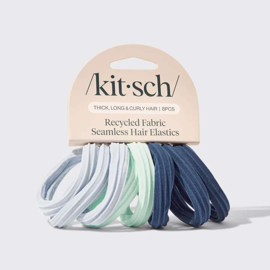 Garden Bouquet Seamless Hair Elastics 8pc Set | KITSCH | Kitsch
