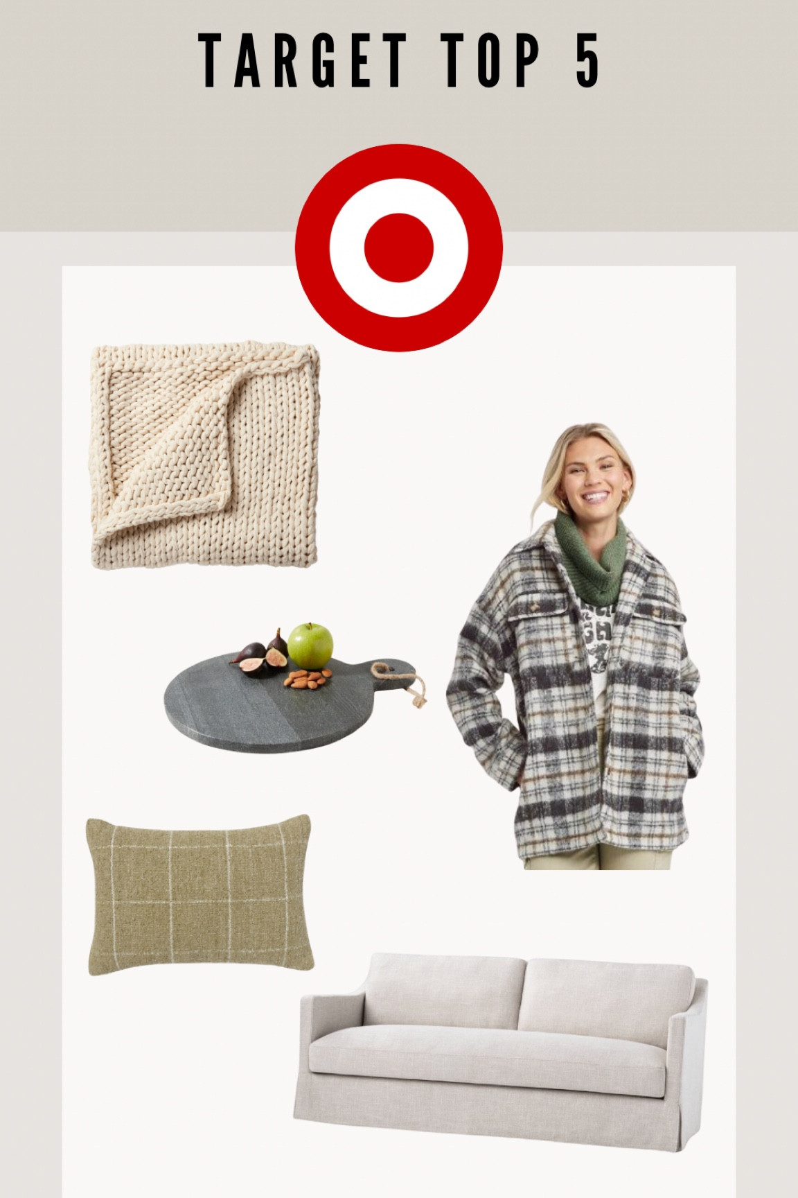 My Target top 5! I love all of these pieces and I know that blanket will be the perfect gift!

#LTKhome #LTKGiftGuide #LTKHoliday