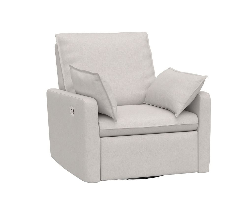 Paxton Pillow Swivel Glider Recliner | Pottery Barn Kids