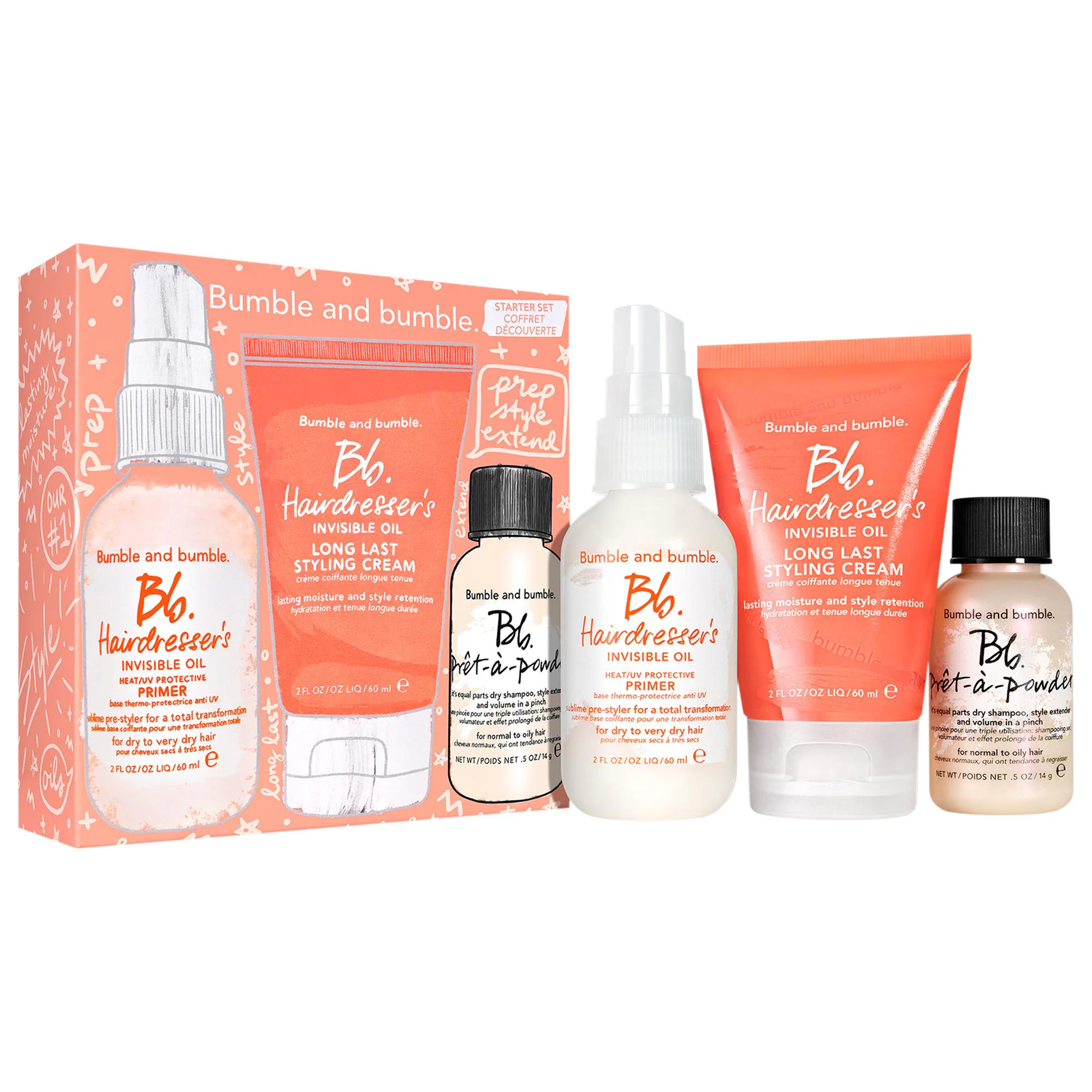 Bumble and bumble Mini Prep, Style + Extend Hair Gift Set | Sephora (US)