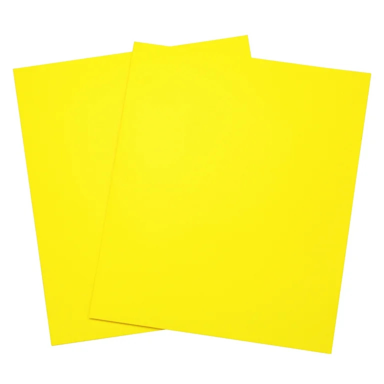 Pen + Gear Two Pocket Paper Folder, Solid Yellow Color, Letter Size | Walmart (US)