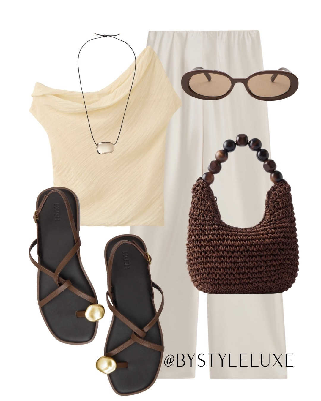 SUMMER TOP - Pretty butter yellow top with satin trousers for an elevated and chic summer outfit 

#summeroutfit #satin #sandals

#LTKsummer #LTKeurope #LTKuk