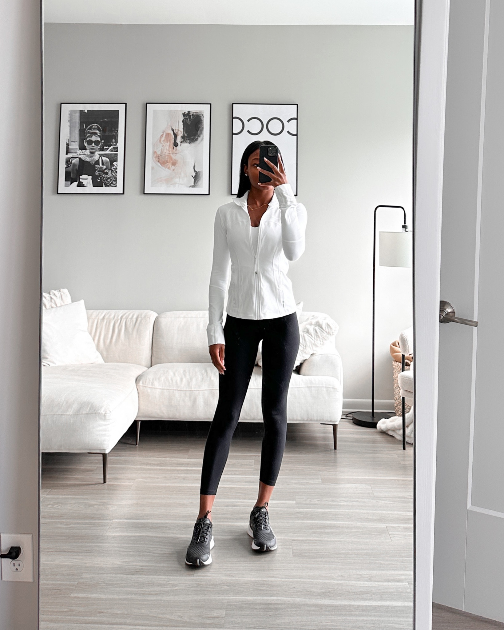 Today’s outfit of the day! I have a few errands to run and just wanted to throw on a casual athleisure look. Wearing my lululemon define jacket and align tank in white! My leggings are the align pant and my sneakers are from Puma! 

#LTKSeasonal #LTKfit #LTKshoecrush