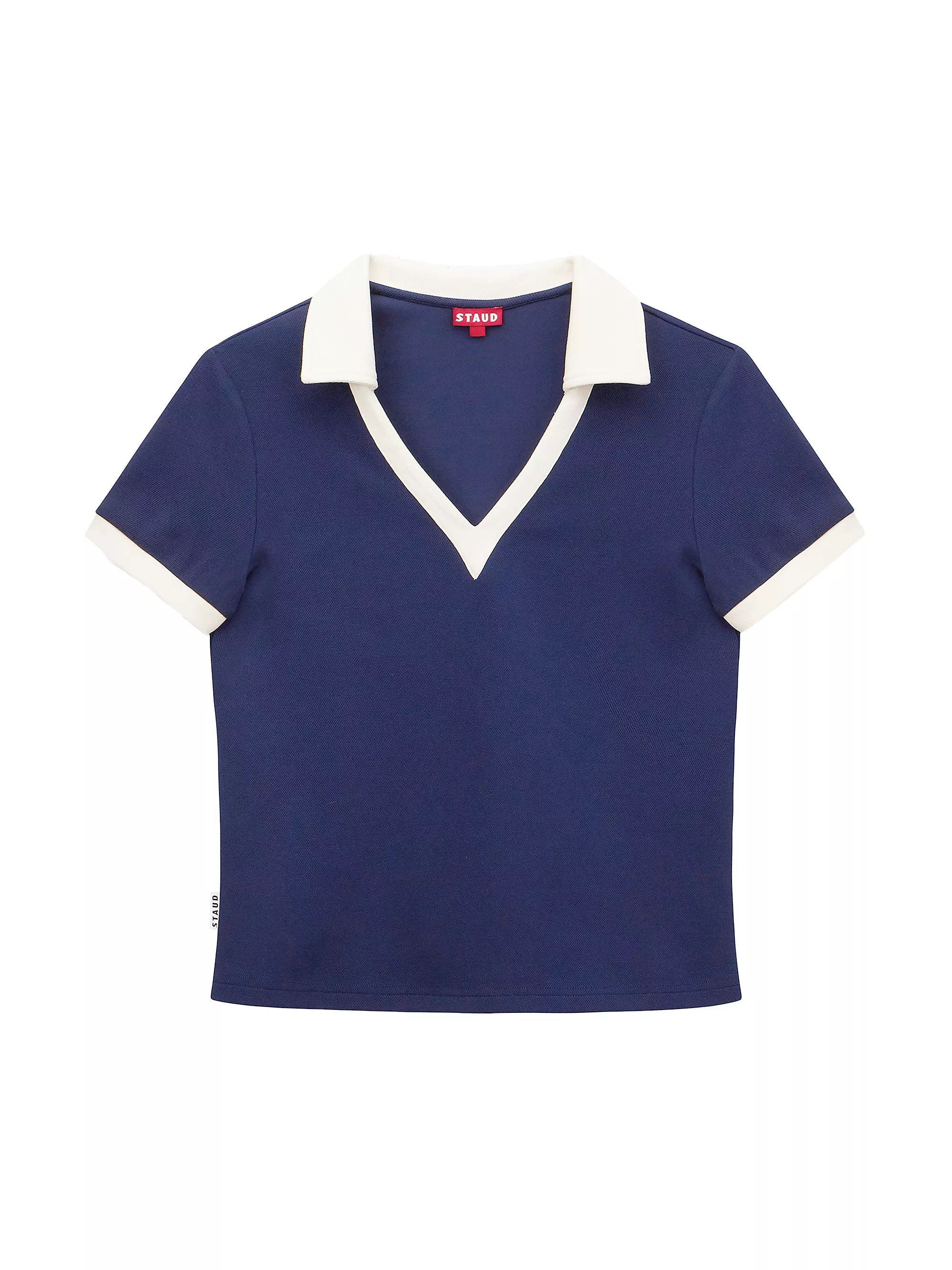 STAUD COURT Volley Stretch Polo Top | Saks Fifth Avenue