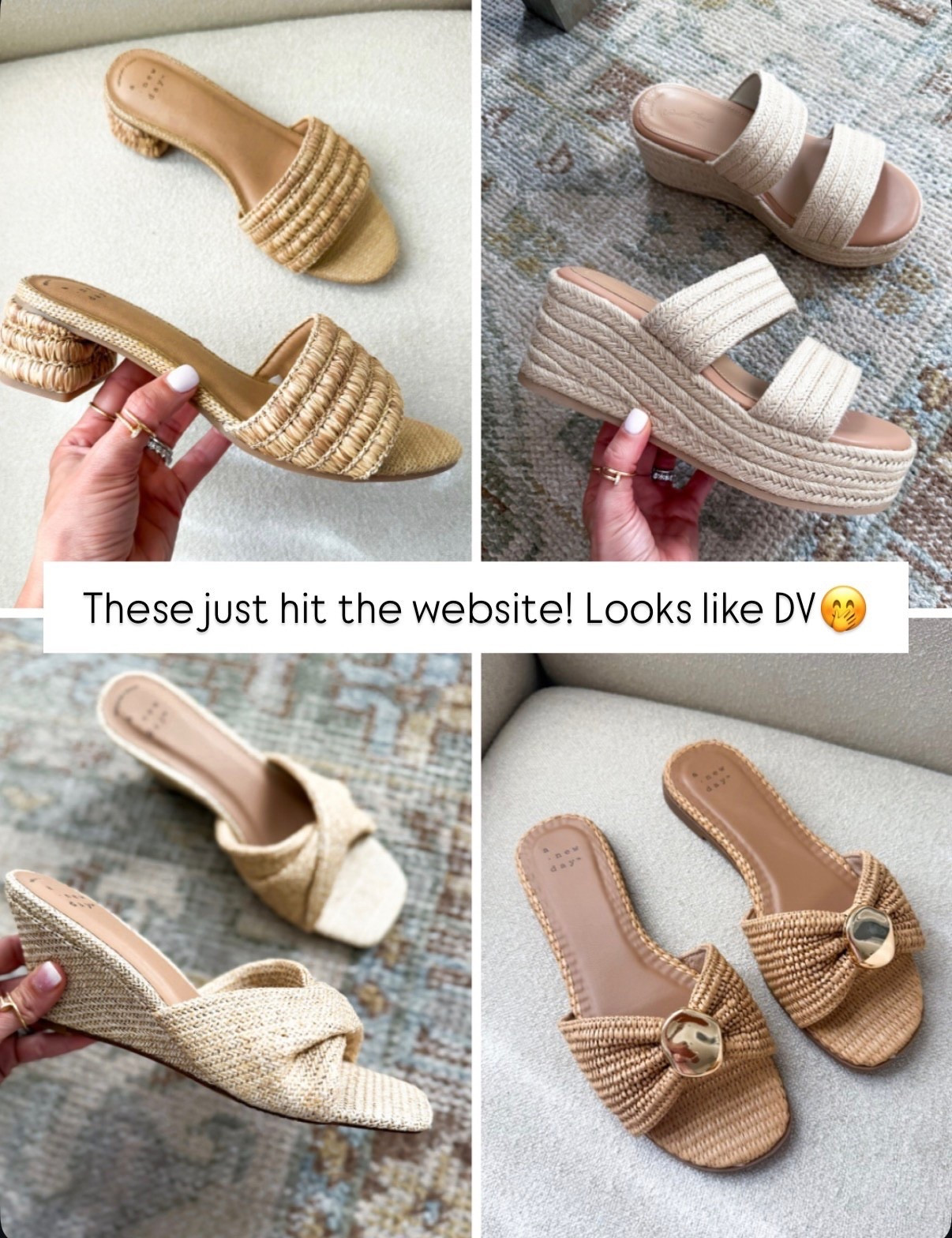 New target arrivals I am loving for spring and summer. Neutral wedges and slide sandals! Spring shoes. Resort wear. Vacation outfits. Vacation style. Resort outfits. Vacation shoes.


#LTKSwim #LTKootd #LTKTravel