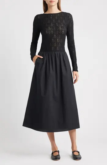 Rails Amberly Lace Bodice Flared Maxi Dress | Nordstrom | Nordstrom