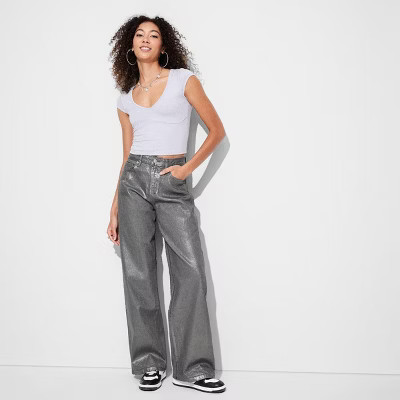 Women's High-Rise Baggy Jeans - Wild Fable™ | Target