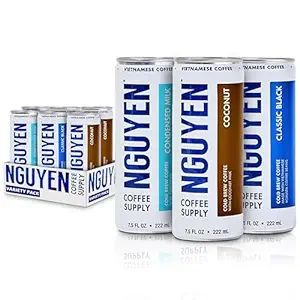 Nguyen Coffee Supply - Variety Pack: Vietnamese Cold Brew Coffee (Condensed Milk, Coconut, Classi... | Amazon (US)