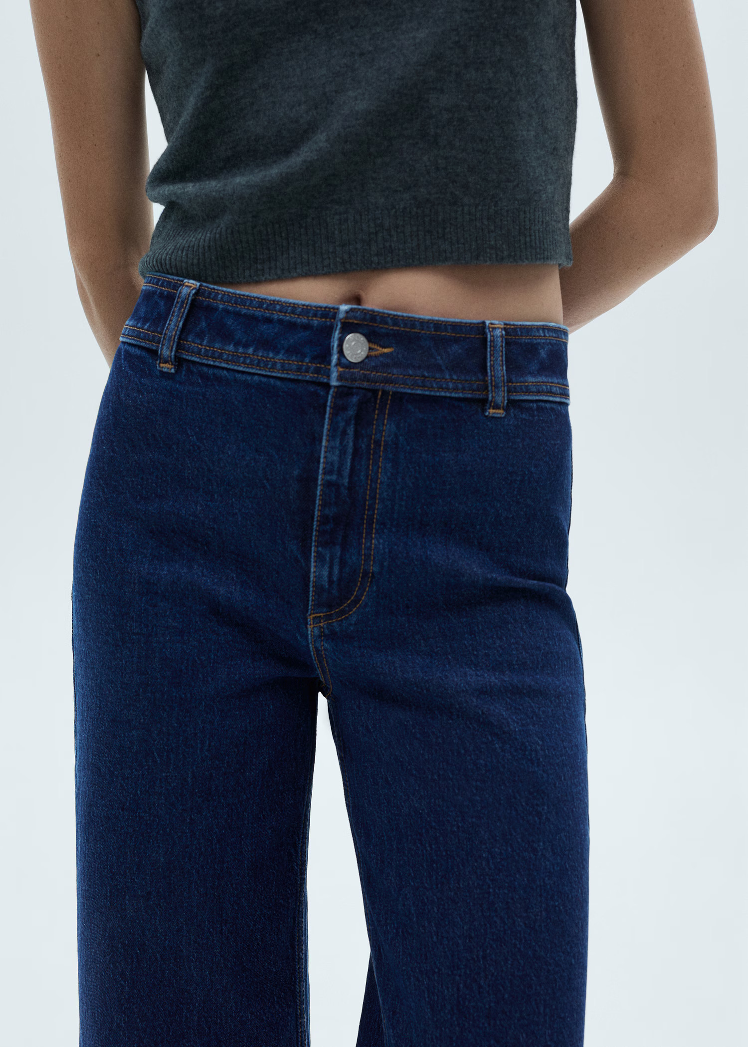 Catherin culotte high-rise jeans - Women | MANGO Canada | Mango Canada