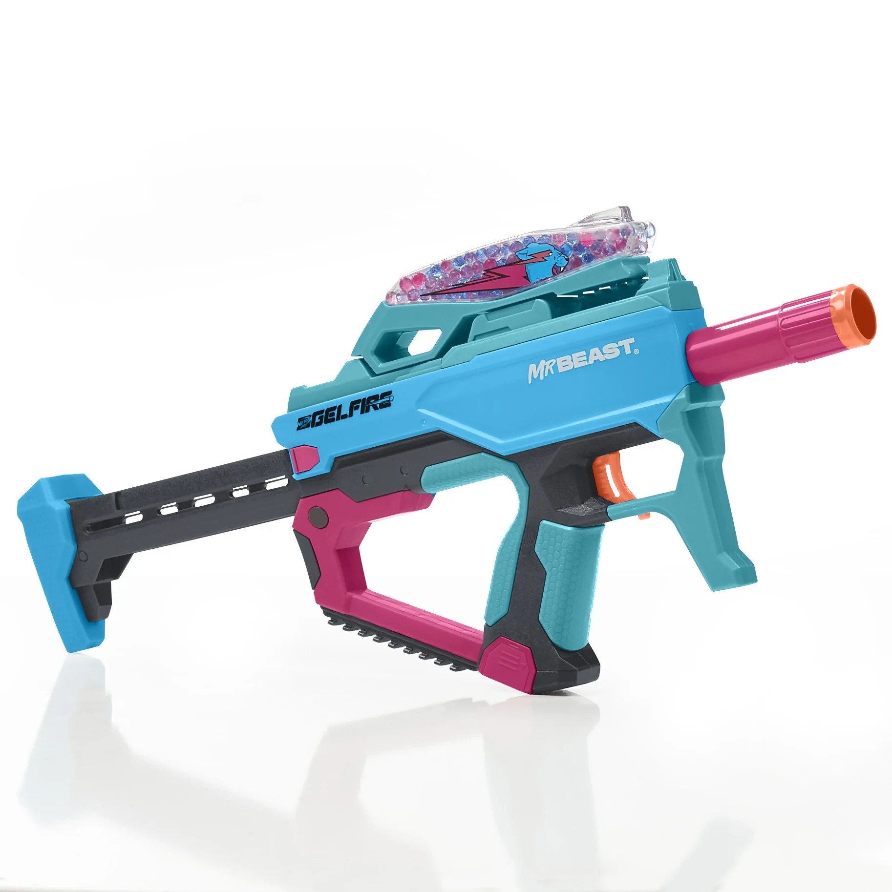 Nerf Pro Gelfire X MrBeast Blaster, 20,000 Rounds, 300 Round Hopper, Rechargeable, For Ages 14+ | Walmart (US)