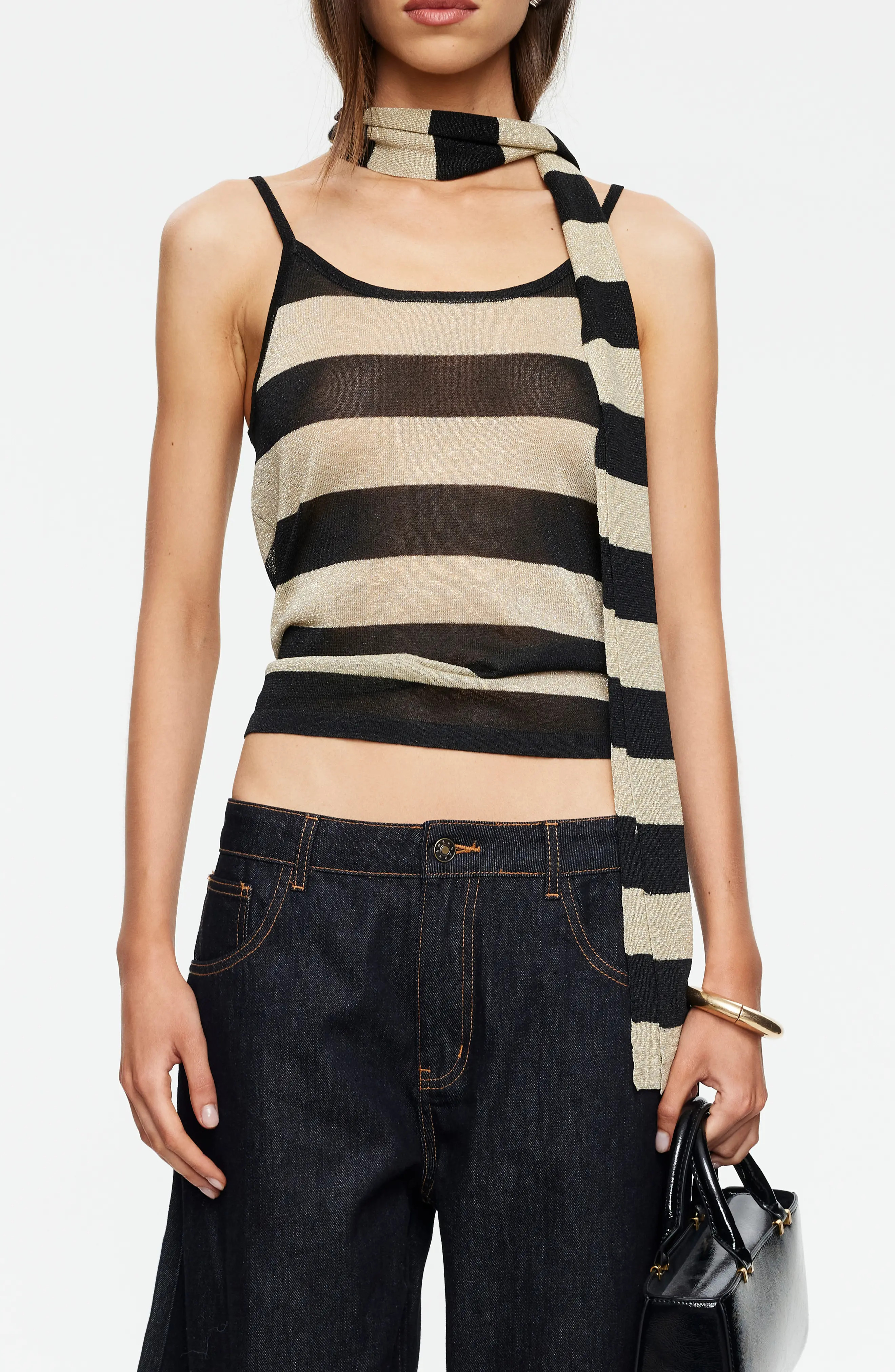 Dolce Stripe Camisole & Scarf (Women) | Nordstrom | Nordstrom