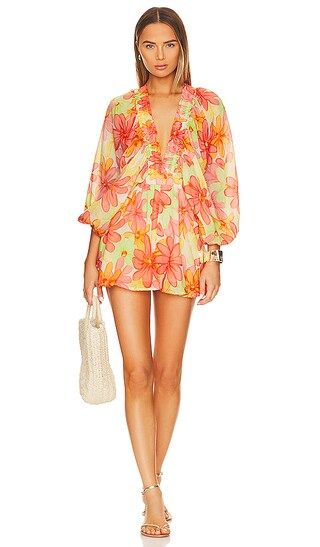 Alicia Romper in Riviera Prinptemps | Revolve Clothing (Global)