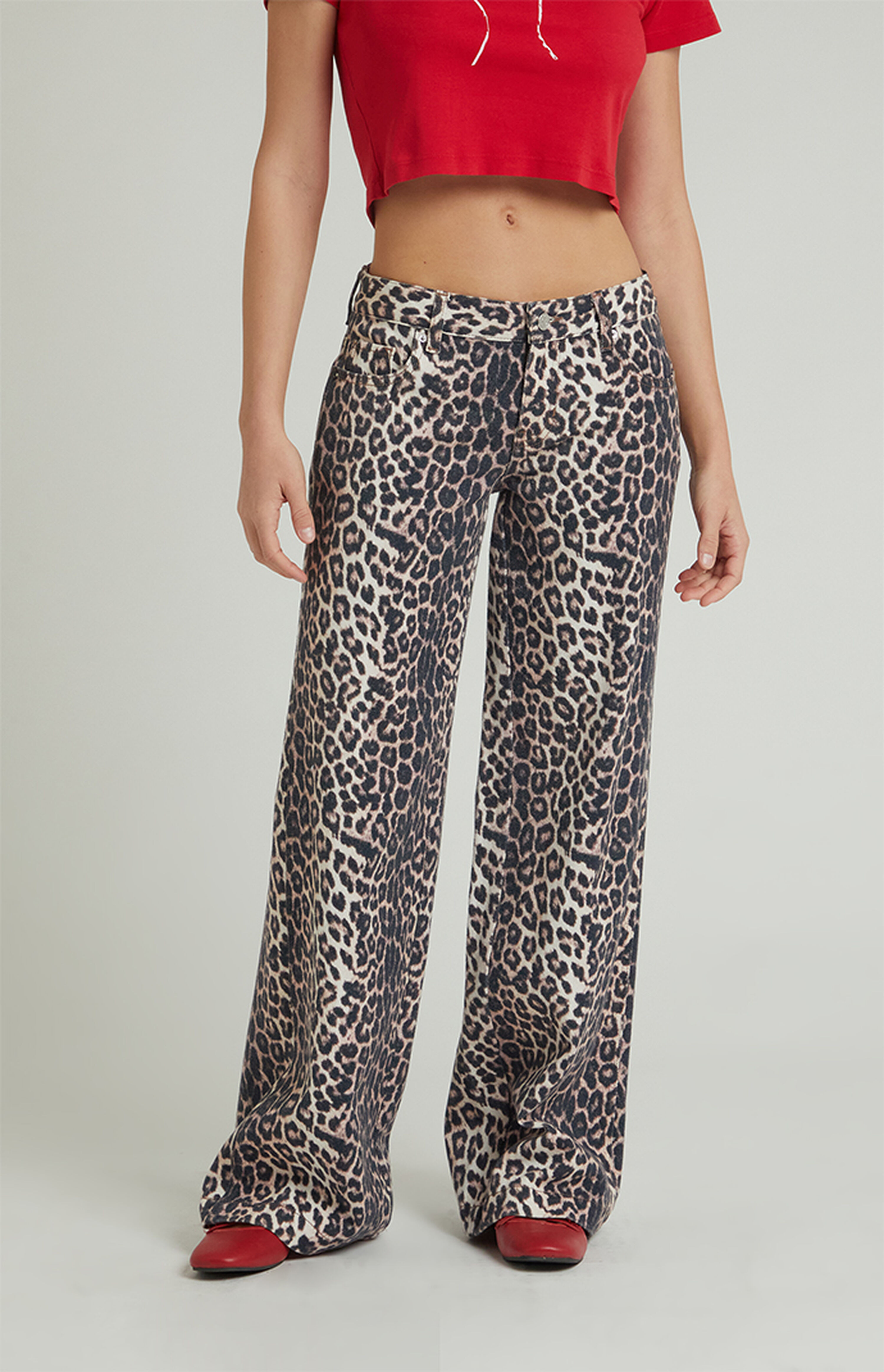 PacSun Casey Leopard Low Rise Baggy Jeans | PacSun