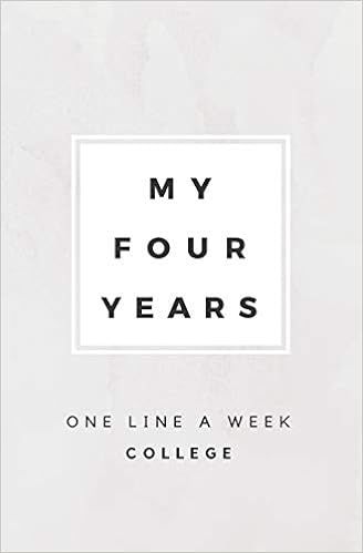 My Four Years: One Line A Week College: College Memory Book



Paperback – July 15, 2019 | Amazon (US)