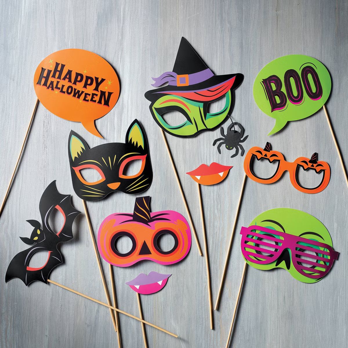 10pc Halloween Photobooth Character Set - Hyde & EEK! Boutique™ | Target