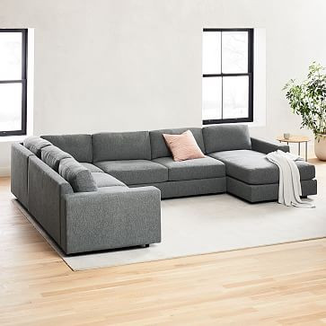 Urban 4-Piece Chaise Sectional | West Elm (US)