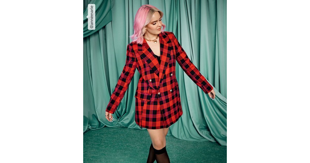 No Clue Red Tartan Check Blazer
						
						Add to Saved Items
						Remove from Saved Items | New Look (UK)