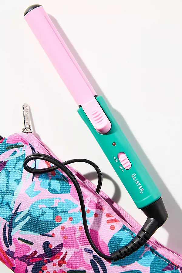 Mini Curls Travel Clip Curler with Carrying Pouch | Anthropologie (US)