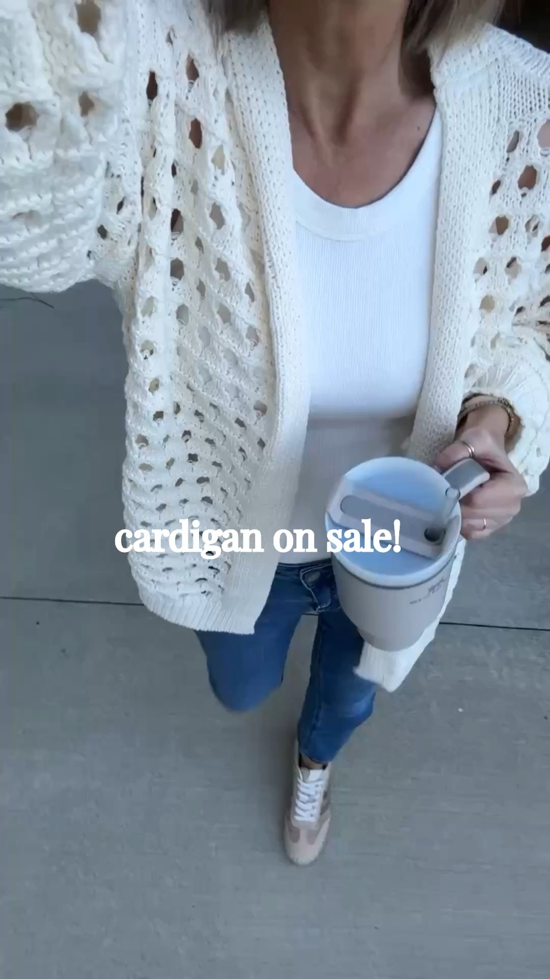 This oversized open knit cardigan is on flash sale today!  

#LTKootd #LTKOver40 #LTKSaleAlert