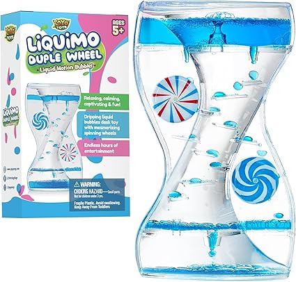 YoYa Toys Liquimo Liquid Motion Bubbler Duple Wheel for Kids - Satisfying Toys for Stress, Anxiet... | Amazon (US)