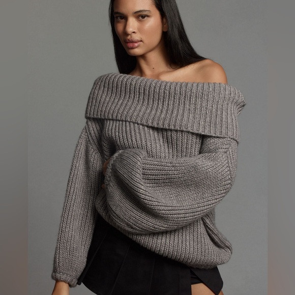 Mare Mare Oversized “Asymmetrical Foldover Sweater” | Poshmark