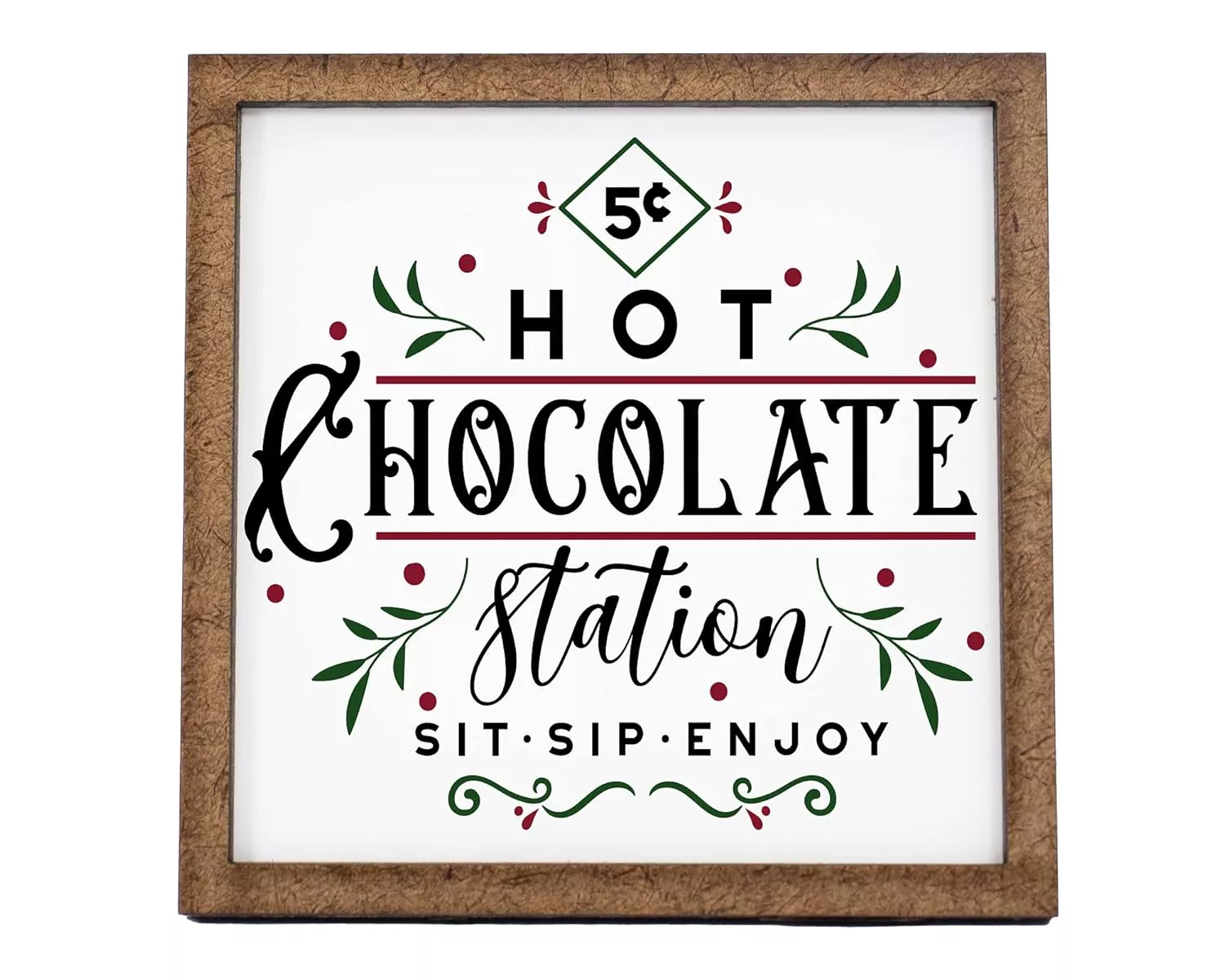 Hot Chocolate Station With Tiered Tray 