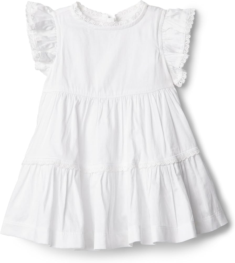 Amazon Essentials x Sofia Grainge Toddlers and Baby Girls' Woven Ruffle Sleeve Dress | Amazon (US)
