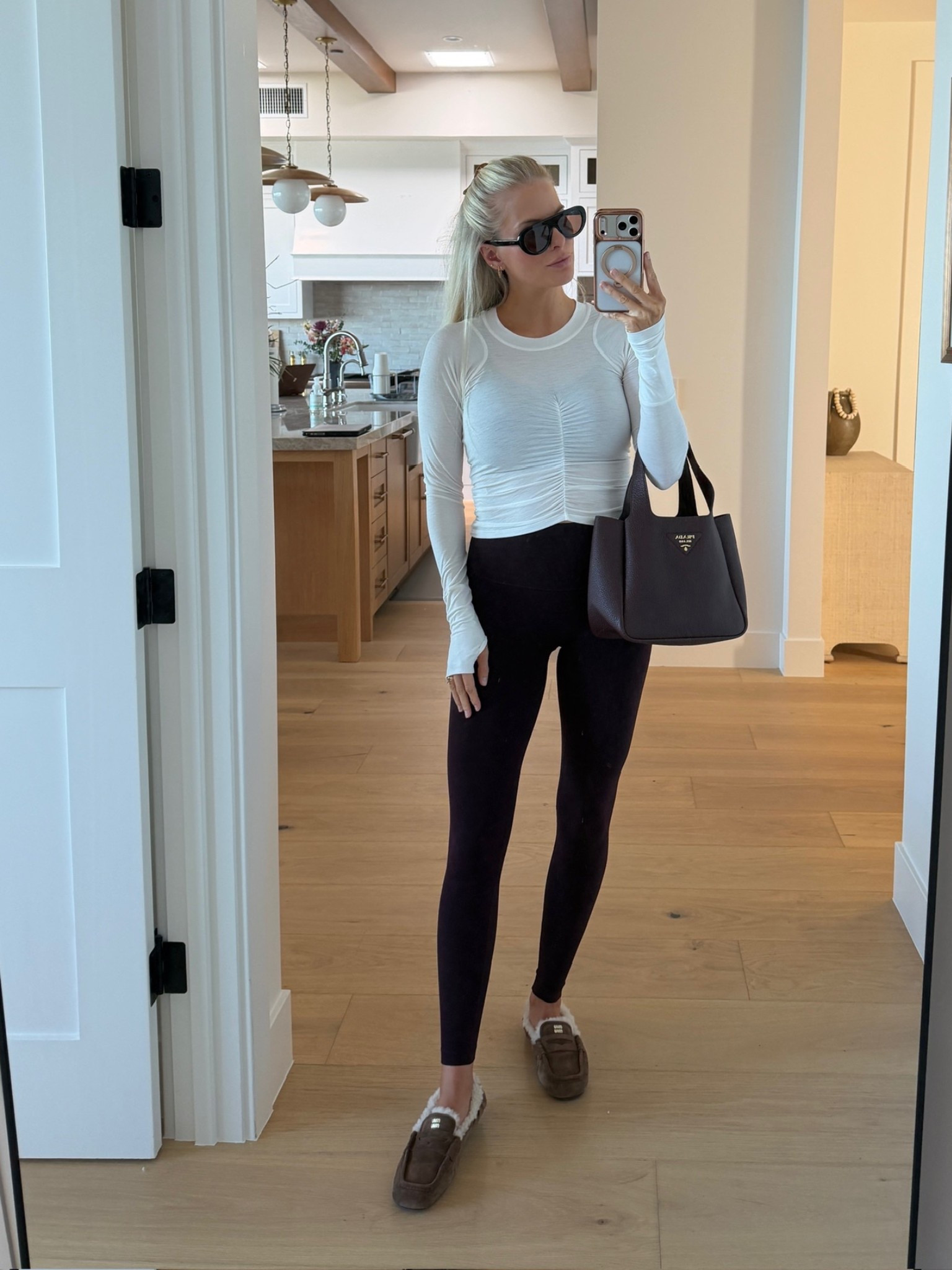 Wearing a small in top, 10 in bra (black plum), 4 in leggings (28” - black plum), shoes are tts! #kathleenpost

Workout outfit, Pilates outfit, activewear

#LTKSeasonal #LTKActive #LTKfitnessgoals