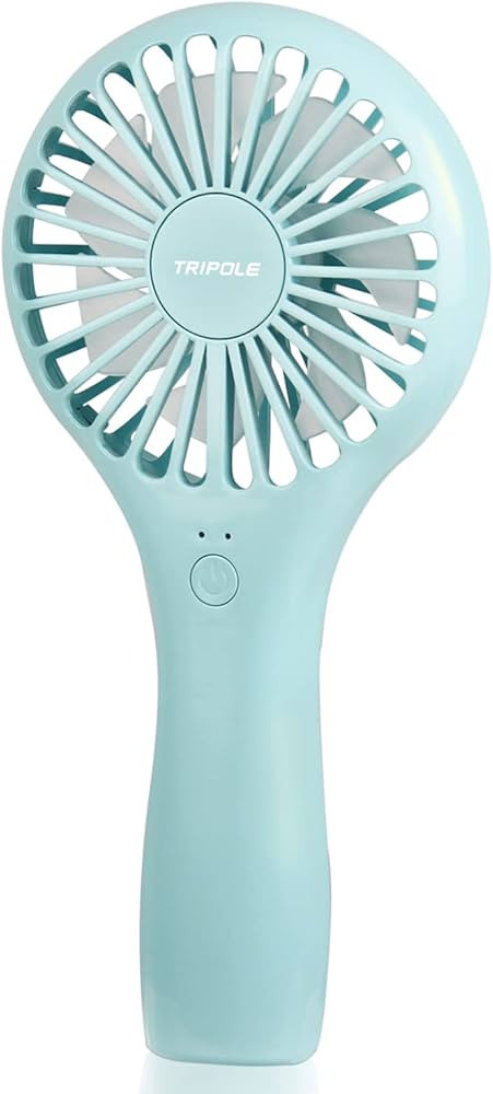 TriPole Mini Handheld Fan Battery Operated Small Personal Portable Fan Speed Adjustable USB Recha... | Amazon (US)
