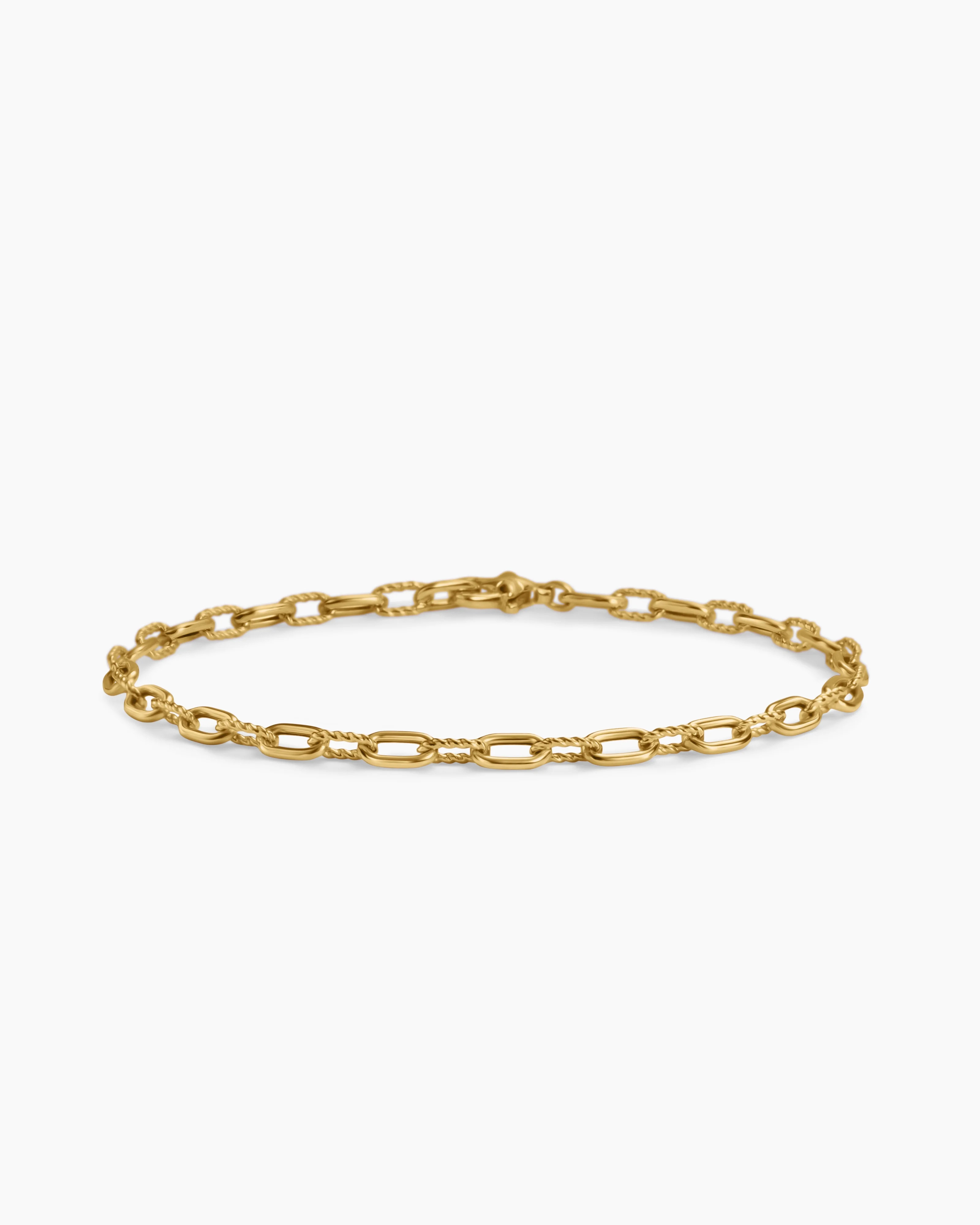 David Yurman | DY Madison® Chain Bracelet in 18K Yellow Gold, 3mm | David Yurman