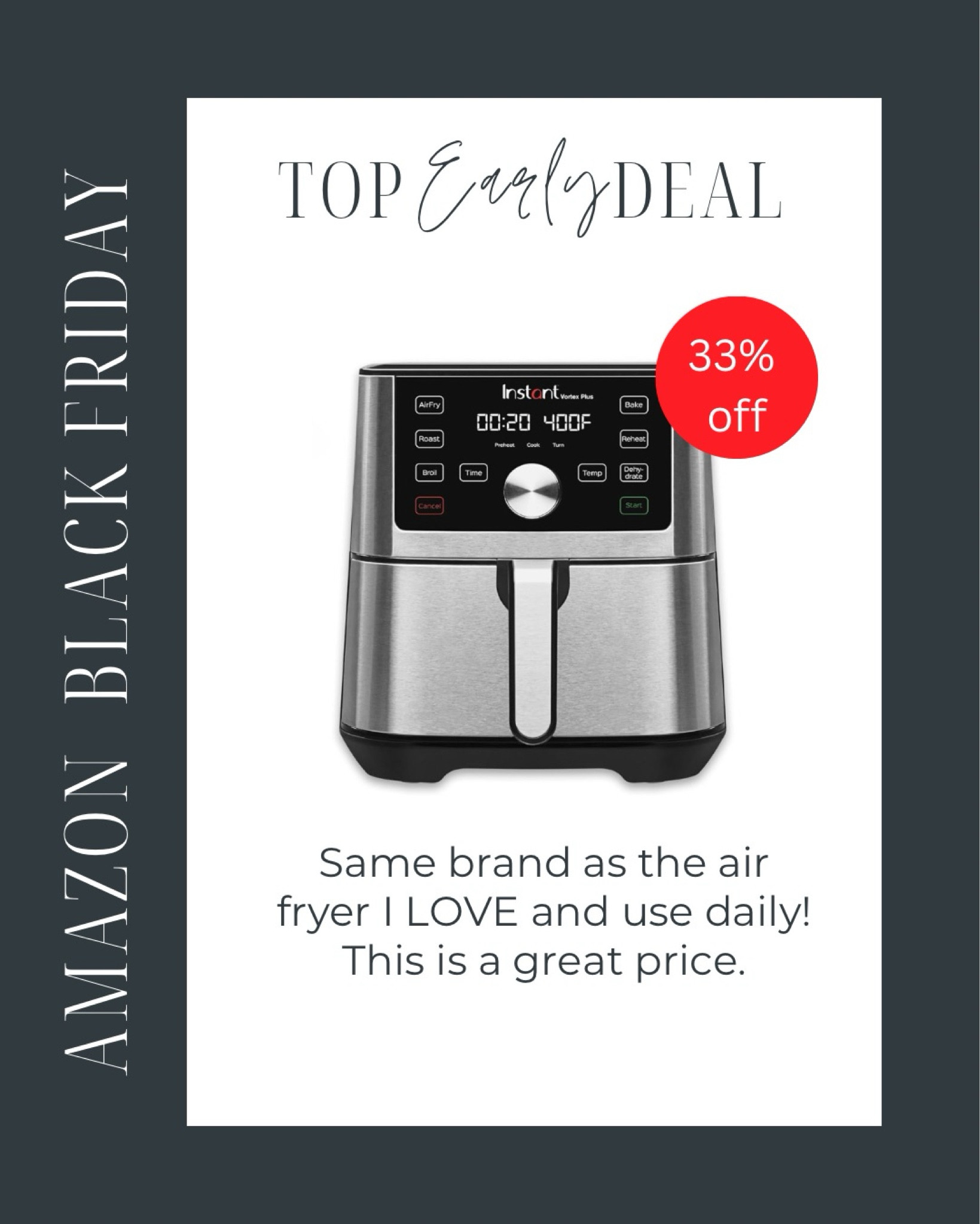 Amazon Black Friday Deal: My favorite air fryer that I use daily!! 

#LTKHome