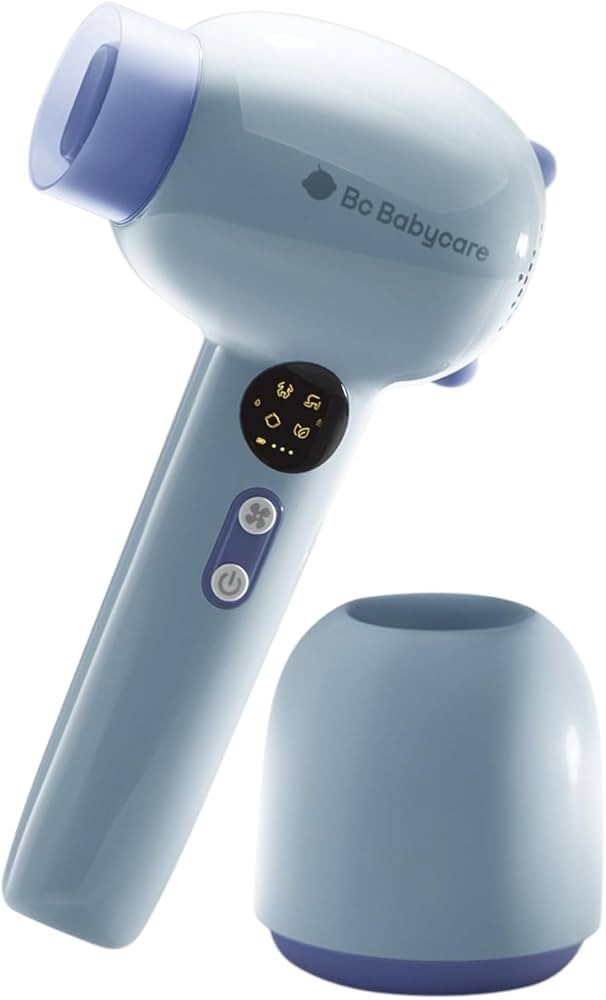 Bc Babycare Gentle Cordless Hair Dryer for Baby and Kids, Quiet Portable Mini Blow Dryer for Infa... | Amazon (US)
