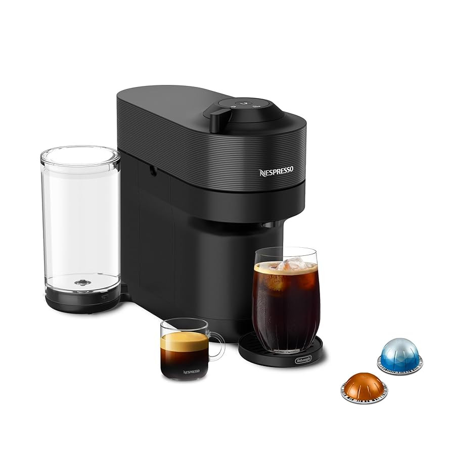 Nespresso Vertuo Pop+ Coffee and Espresso Machine by De'Longhi, Liquorice Black | Amazon (US)