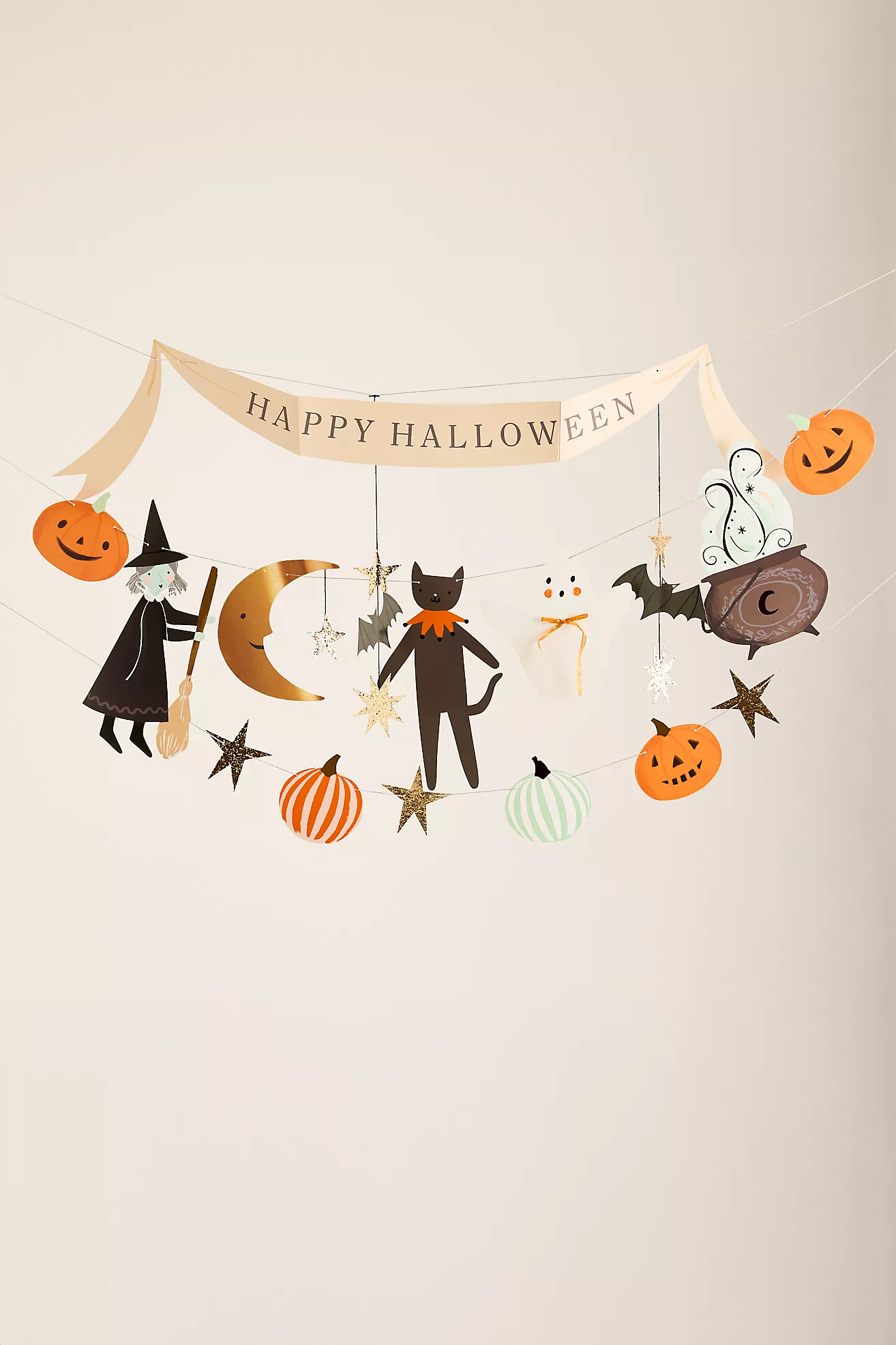 Meri Meri Halloween Characters Garland Set | Anthropologie (UK)