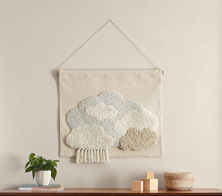 WE x PBK Tufted Cloud Tapestry | Pottery Barn Kids