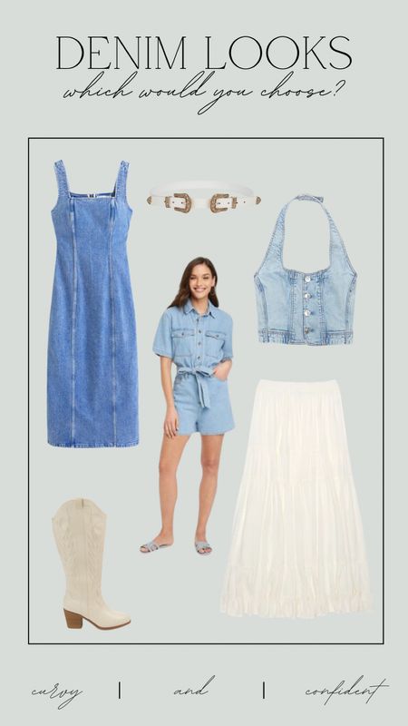 You know I can’t resist a denim moment (especially at a country concert!)  Which look is your favorite?

#LTKplussize #LTKfindsunder100 #LTKmidsize