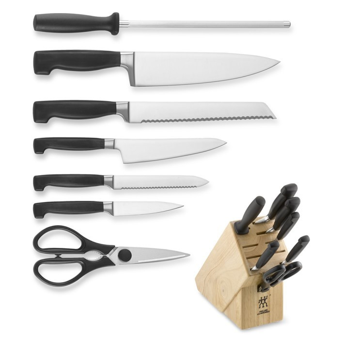 Zwilling J.A. Henckels Four Star 8-Piece Knife Block Set | Williams-Sonoma