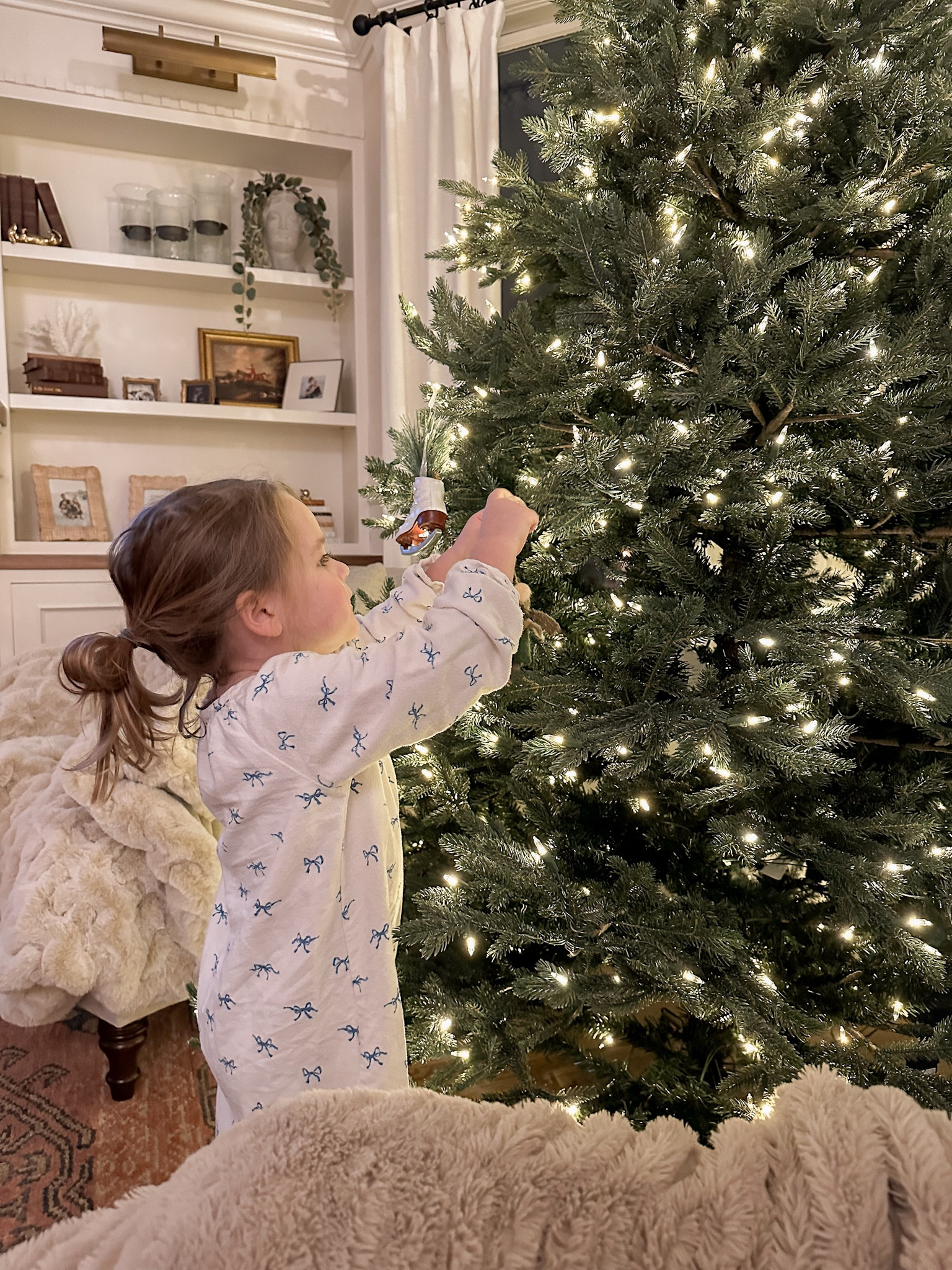 Bow pajamas + our Christmas tree are both on sale! 

#LTKHoliday #LTKsalealert #LTKhome