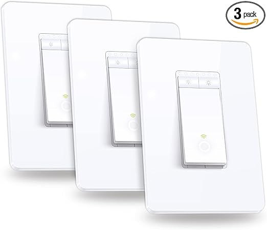 Kasa Smart Dimmer Switch HS220P3, Single Pole, Needs Neutral Wire, 2.4GHz Wi-Fi Light Switch Work... | Amazon (US)
