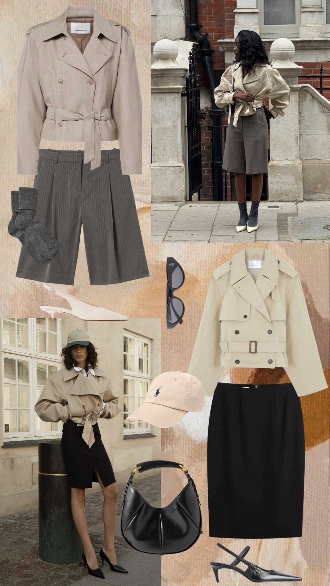 When the Seasons Shift

Transitional dressing is all about balancing structure and ease. Think cropped trenches, tailored shorts, sleek pencil skirts and soft neutral tones that layer effortlessly as the weather changes. Polished, practical and quietly chic, these are the pieces that make in-between season styling feel elevated.

transitional style, between seasons, seasonal dressing, cropped trench, tailored shorts, pencil skirt, neutral outfit, polished style, effortless layering, chic wardrobe, fall transition, elevated basics

#LTKFashionMonth #LTKstyletip #LTKsummer