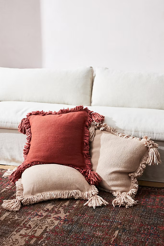 Amber Lewis for Anthropologie Fringed Joshua Pillow | Anthropologie (US)