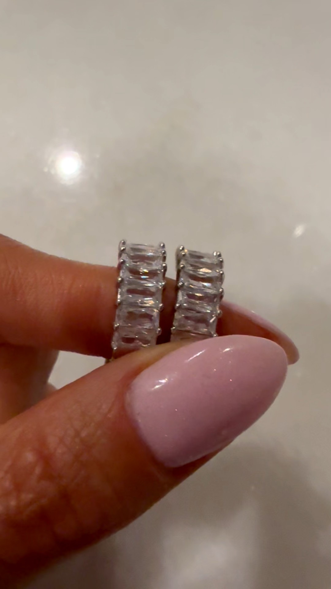 Expensive looking diamond small hoops make a great holiday gift 

#LTKGiftGuide #LTKFindsUnder100 #LTKFindsUnder50