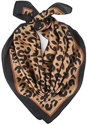 YOUR SMILE Silk Like Scarf Square Satin Hair Scarf Fashion Neck Scarfs for Women 27'' x 27'' | Amazon (US)