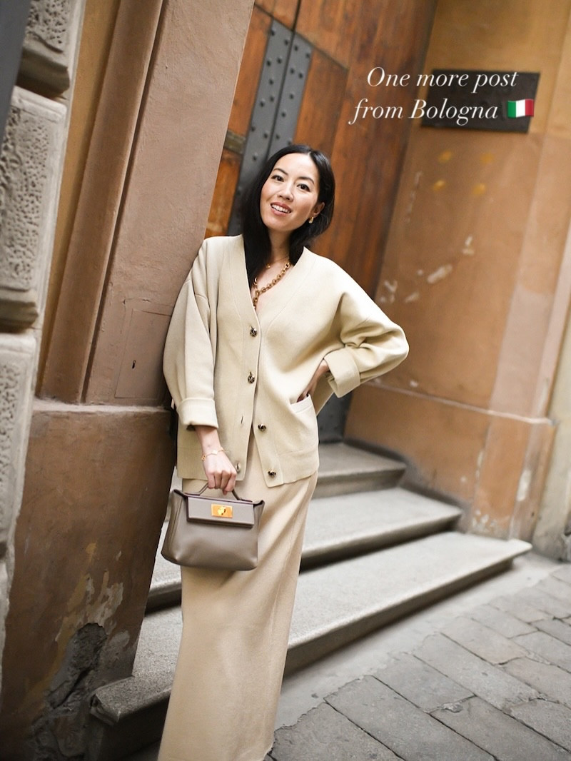 Italy is always a good idea ✈️ New blog post at https://9to5chic.com/2025/11/one-more-from-bologna.html