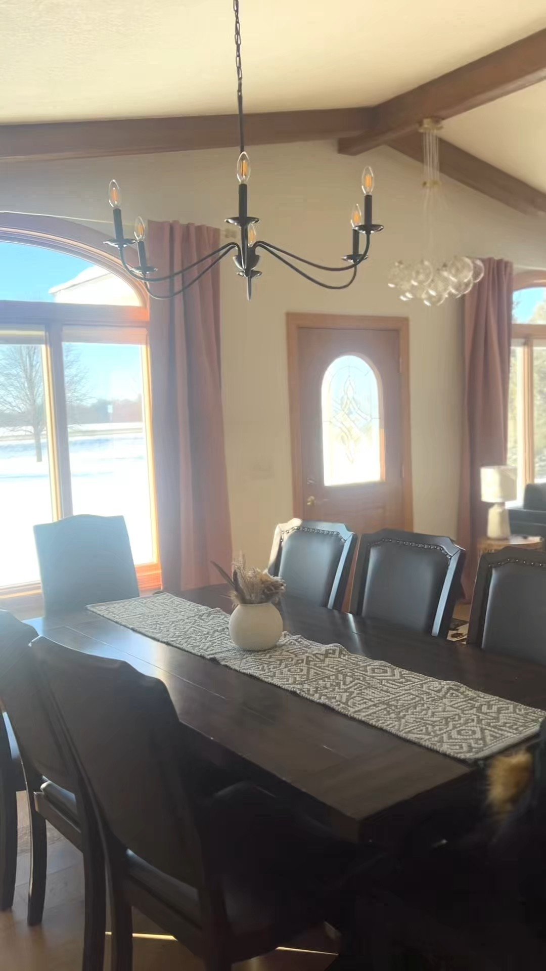 Oh how I love me some interior define and an open concept.  Check out these beams!  

#LTKHome #LTKStyleTip