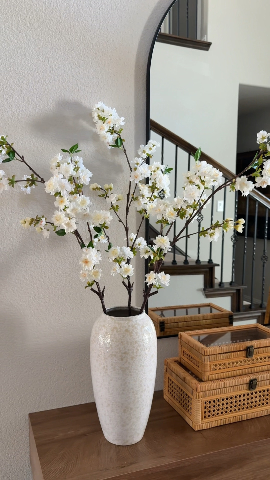 Faux cherry blossoms
Spring decor 

#LTKHome