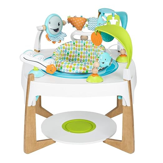 Evenflo ExerSaucer 2-in-1 Activity Center + Art Table, Gleeful Sea | Amazon (US)